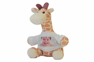 Pelouche Giraffa con maglietta