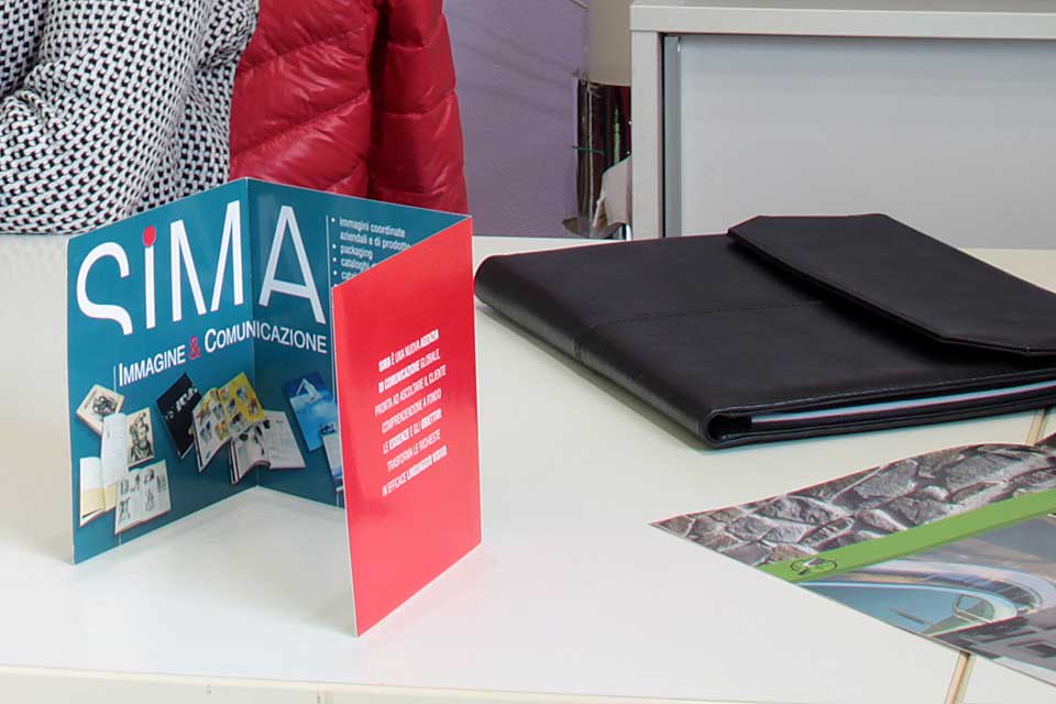 Depliant Sima Immagine & Comunicazione