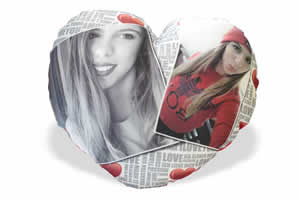 Cuscino a forma di cuore